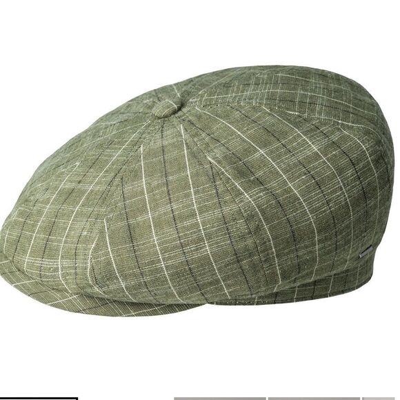 Bailey Men's Helios Newsboy Flat Cap Sage M Nwt - Picture 1 of 12